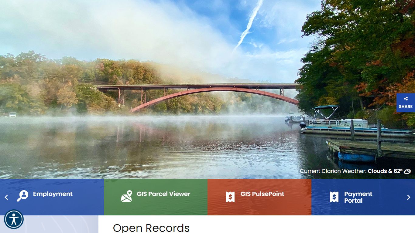 Open Records - Clarion County, PA